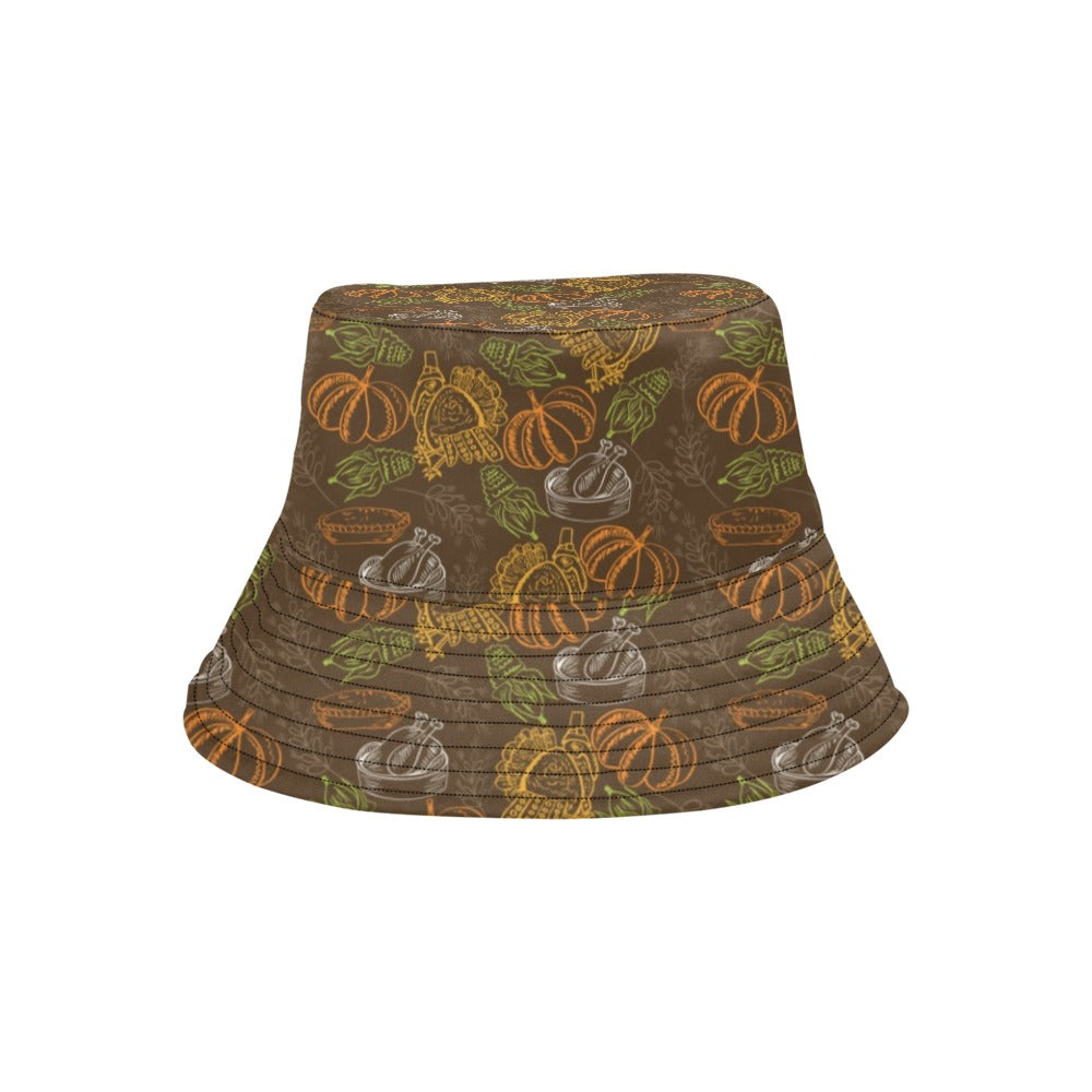 Thanksgiving Print Design LKS301 Unisex Bucket Hat