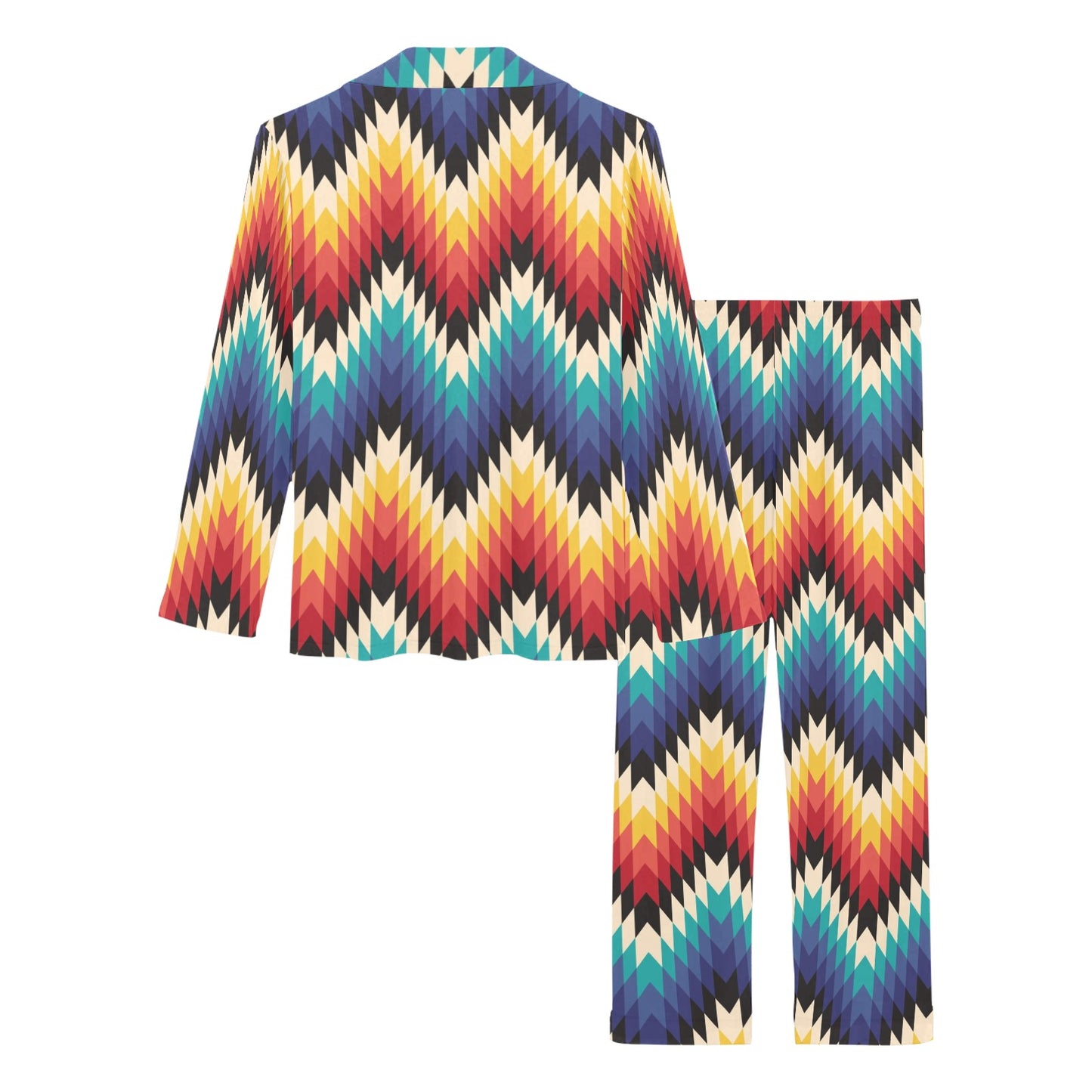 Tribal Aztec Women's Long Pajama Set