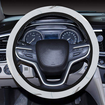 Ski Print Design LKS305 Steering Wheel Cover with Elastic Edge