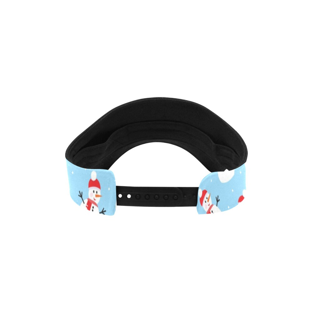 Snowman Print Design LKS305 Unisex Sun Visor