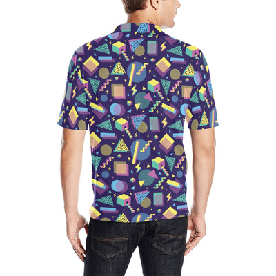 Geometric Print Design LKS401 Men Polo Shirt