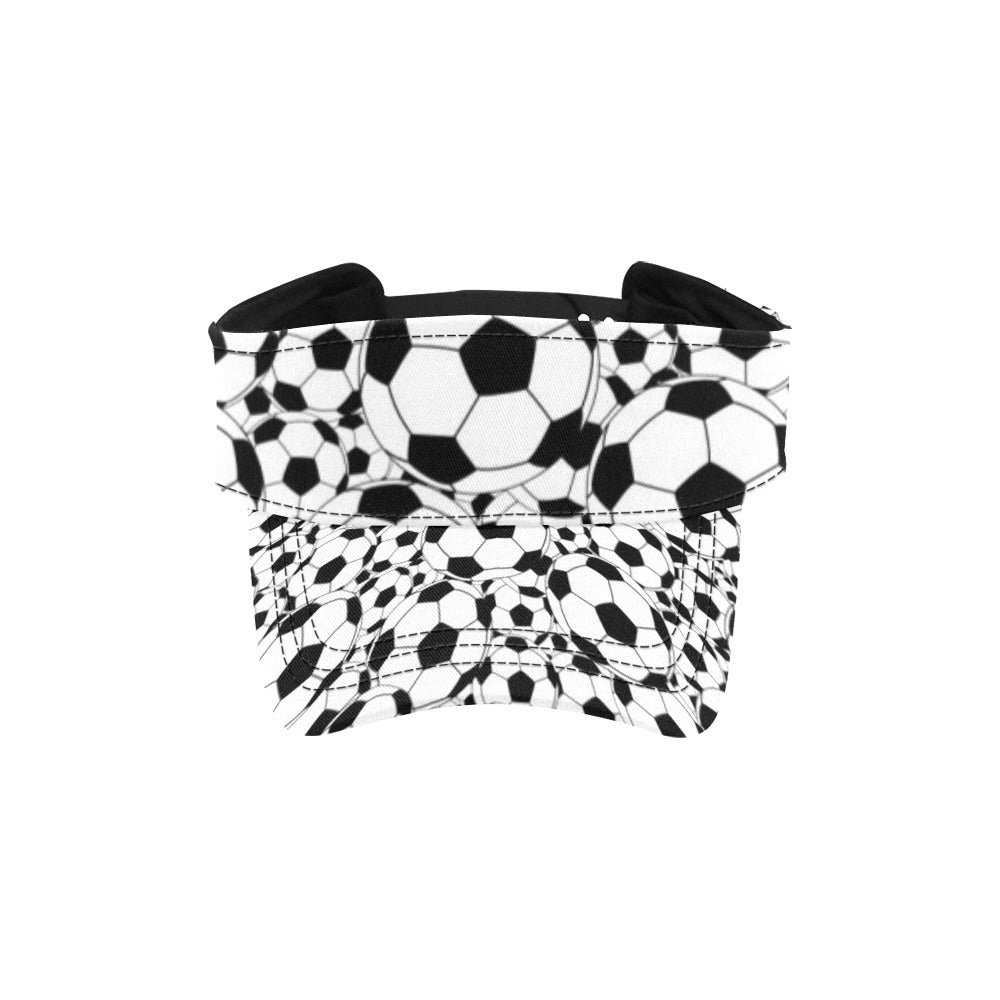 Soccer Ball Print Design LKS301 Unisex Sun Visor