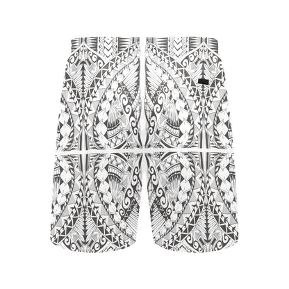 Samoan Style Print Design LKS301 Men's Swim Trunks Beach Shorts