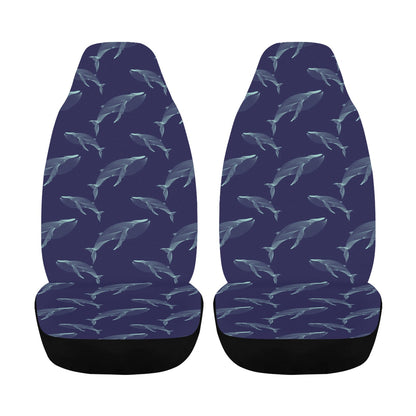 Blue Whale Print Design LKS402 Car Seat Covers