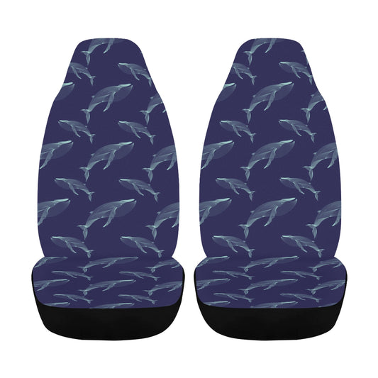 Blue Whale Print Design LKS402 Car Seat Covers