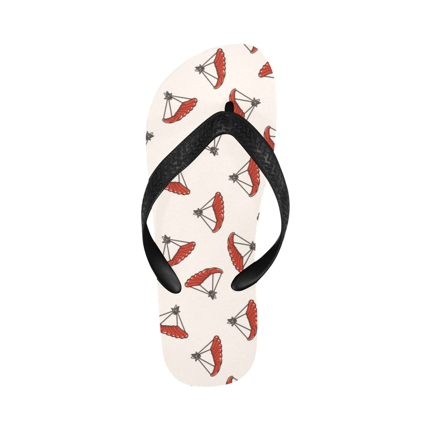 Skydiver Print Design LKS302 Flip Flops