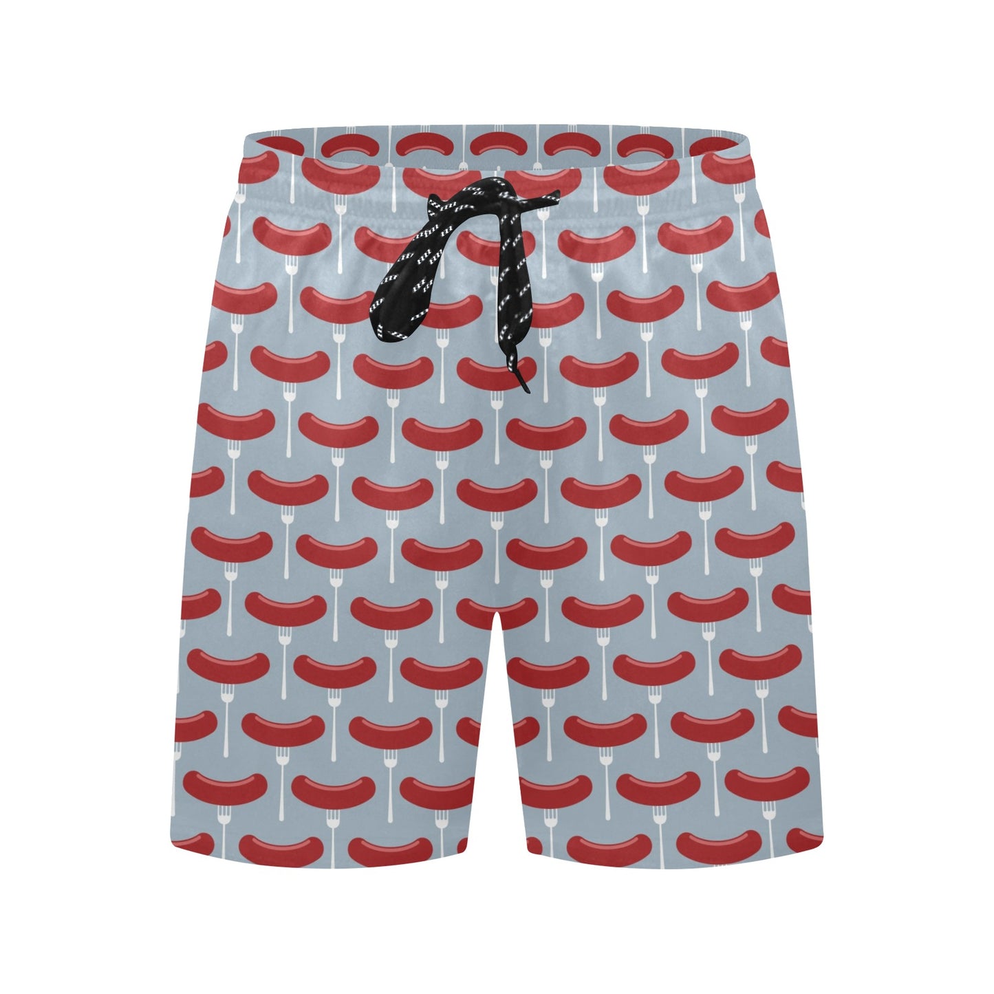 Sausage Print Design LKS301 Men's Swim Trunks Beach Shorts