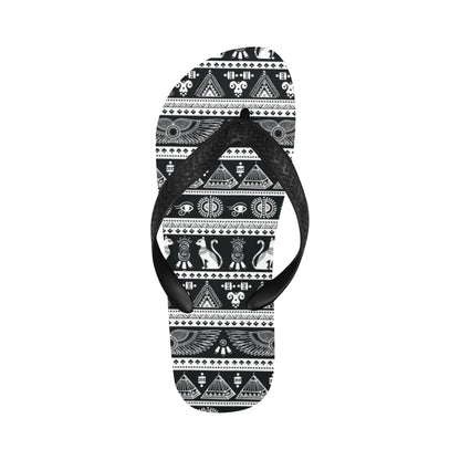 Tribal Pattern Print Design LKS305 Flip Flops