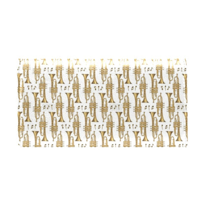 Trumpet with Music Note Print Women's Trifold Wallet