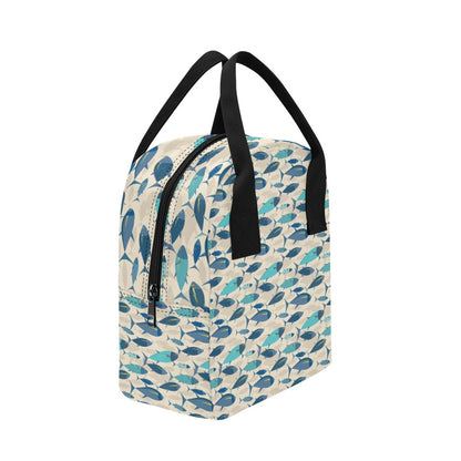 Tuna Fish Print Design LKS302 Insulated Lunch Bag
