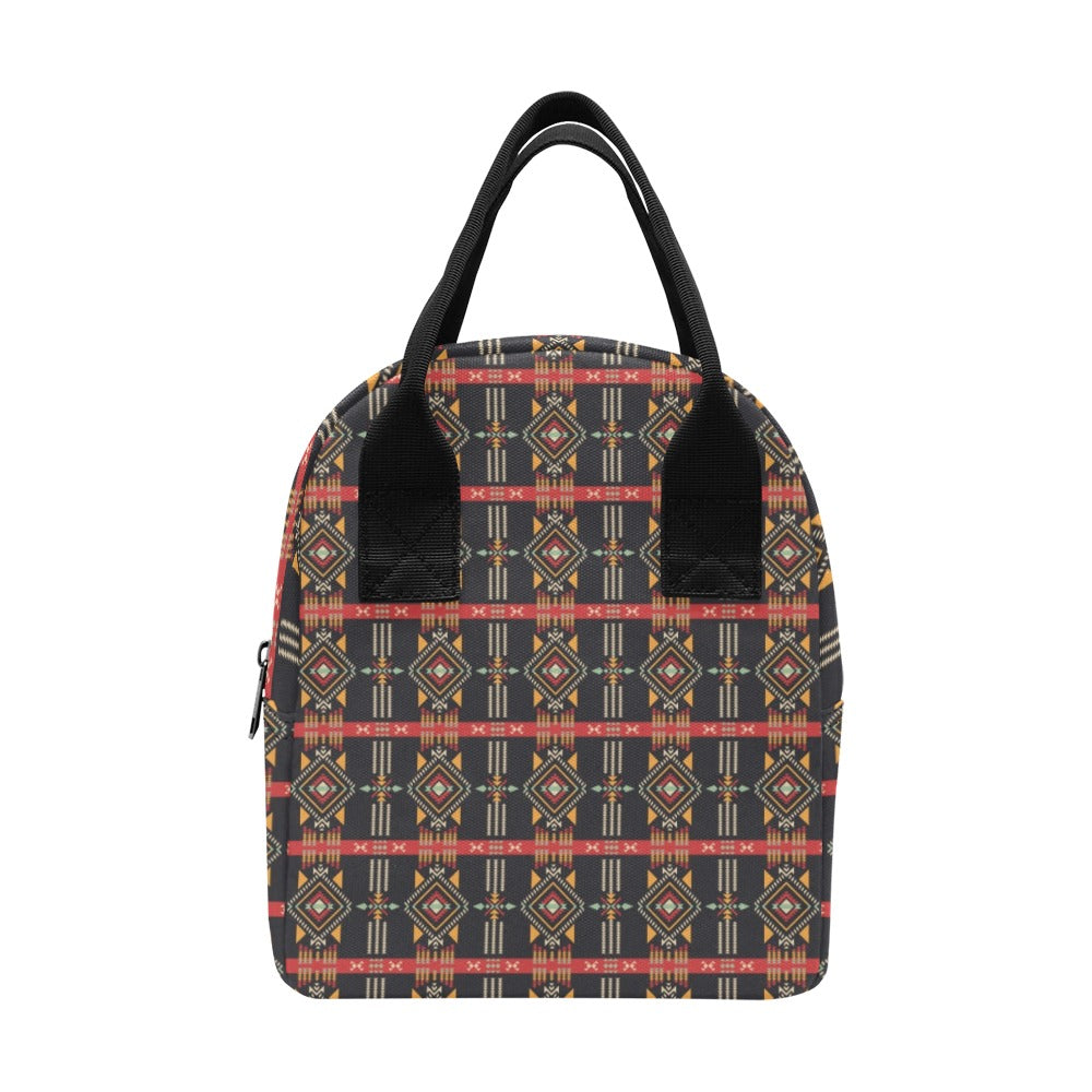 Southwest Pattern Print Design LKS303 Insulated Lunch Bag