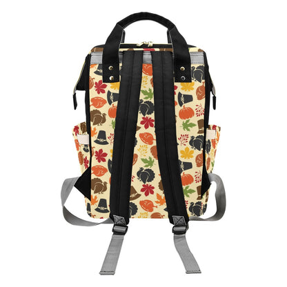 Thanksgiving Print Design LKS303 Diaper Bag Backpack