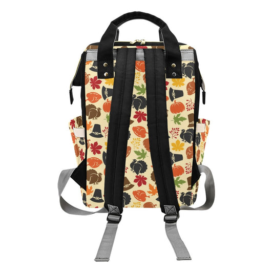 Thanksgiving Print Design LKS303 Diaper Bag Backpack