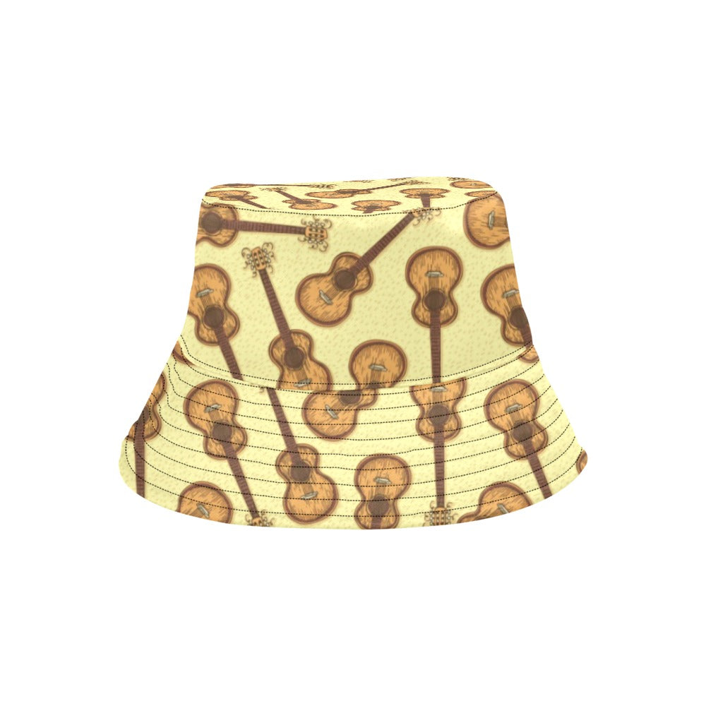 Acoustic Guitar Print Design LKS402 Unisex Bucket Hat