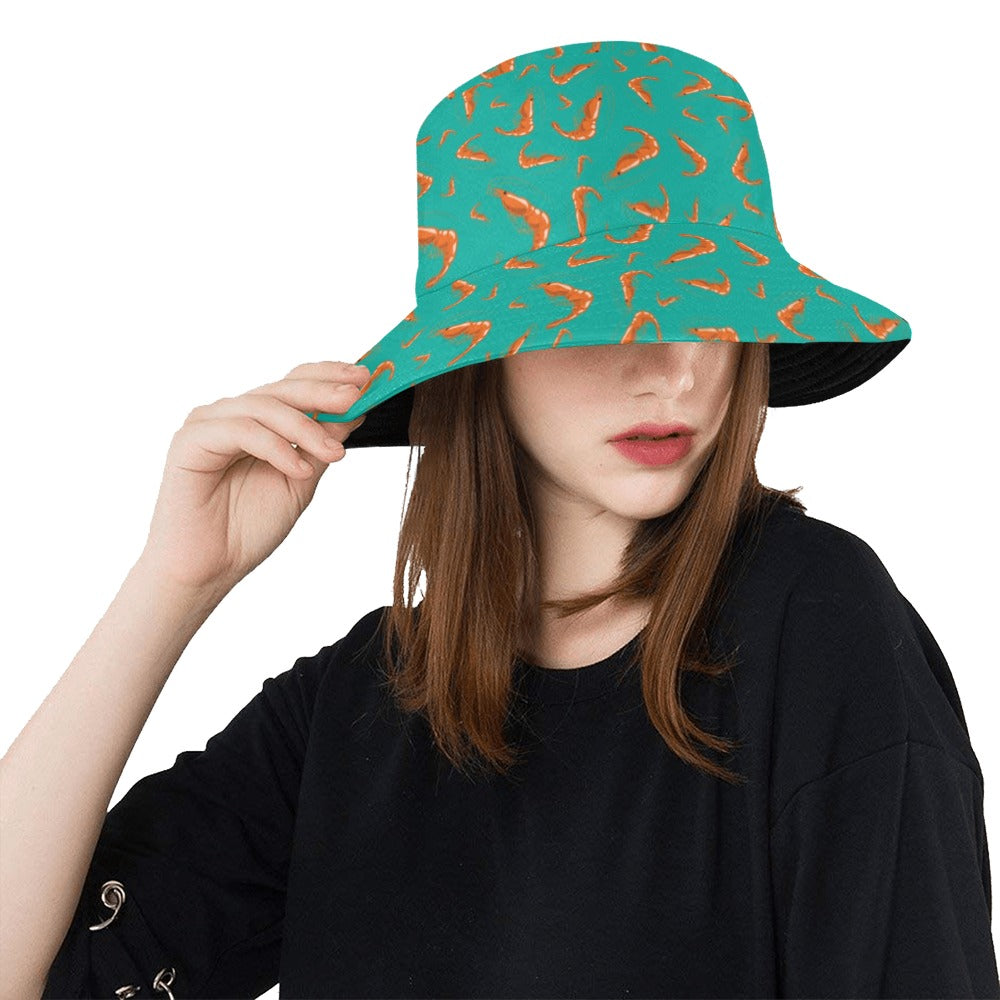 Shrimp Print Design LKS301 Unisex Bucket Hat