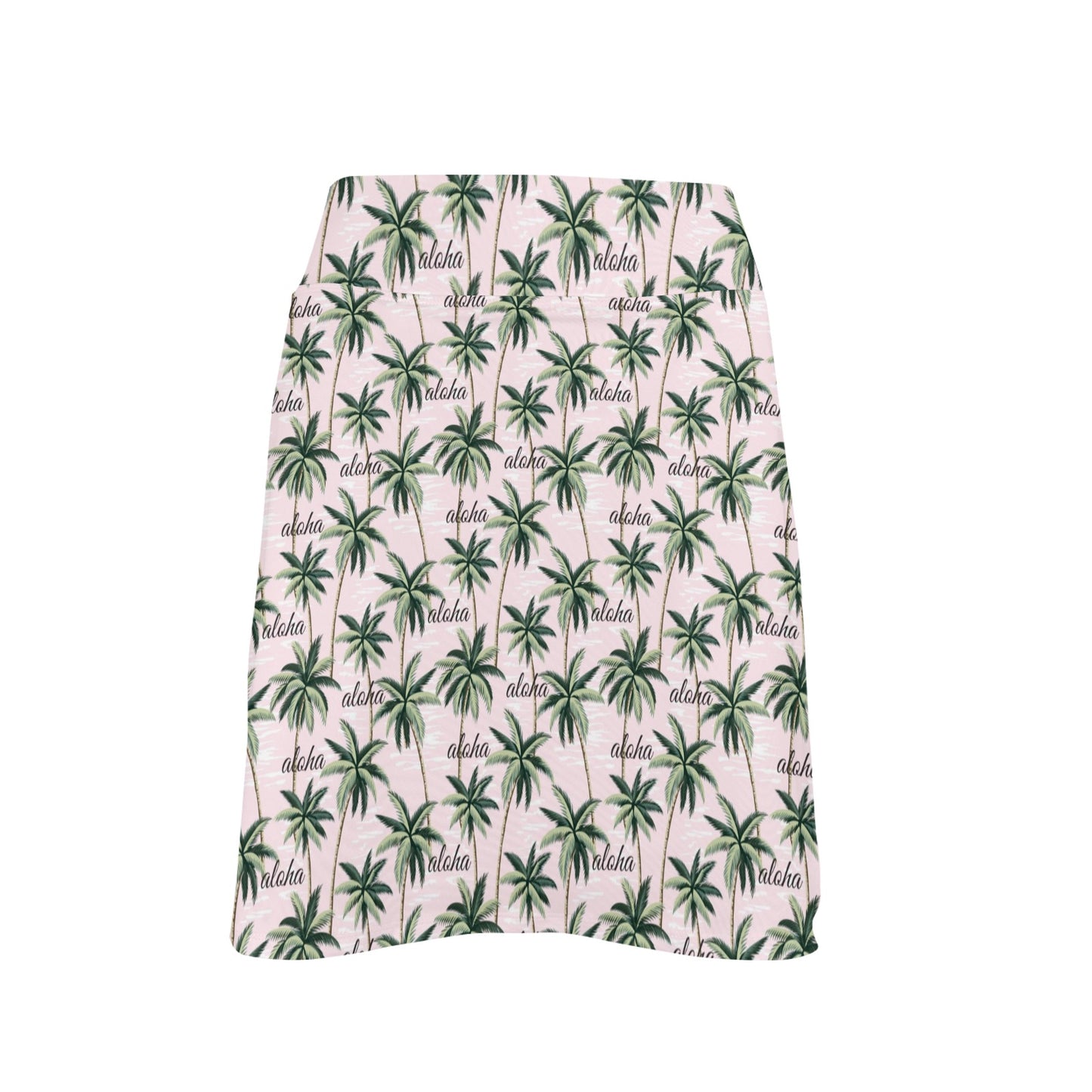 Aloha Beach Pattern Design Themed Print 17" Golf & Pickleball Skort with Pockets