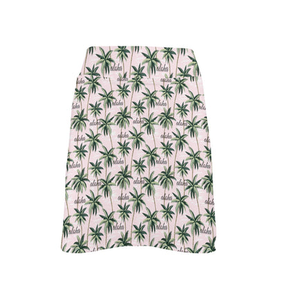 Aloha Beach Pattern Design Themed Print 17" Golf & Pickleball Skort with Pockets