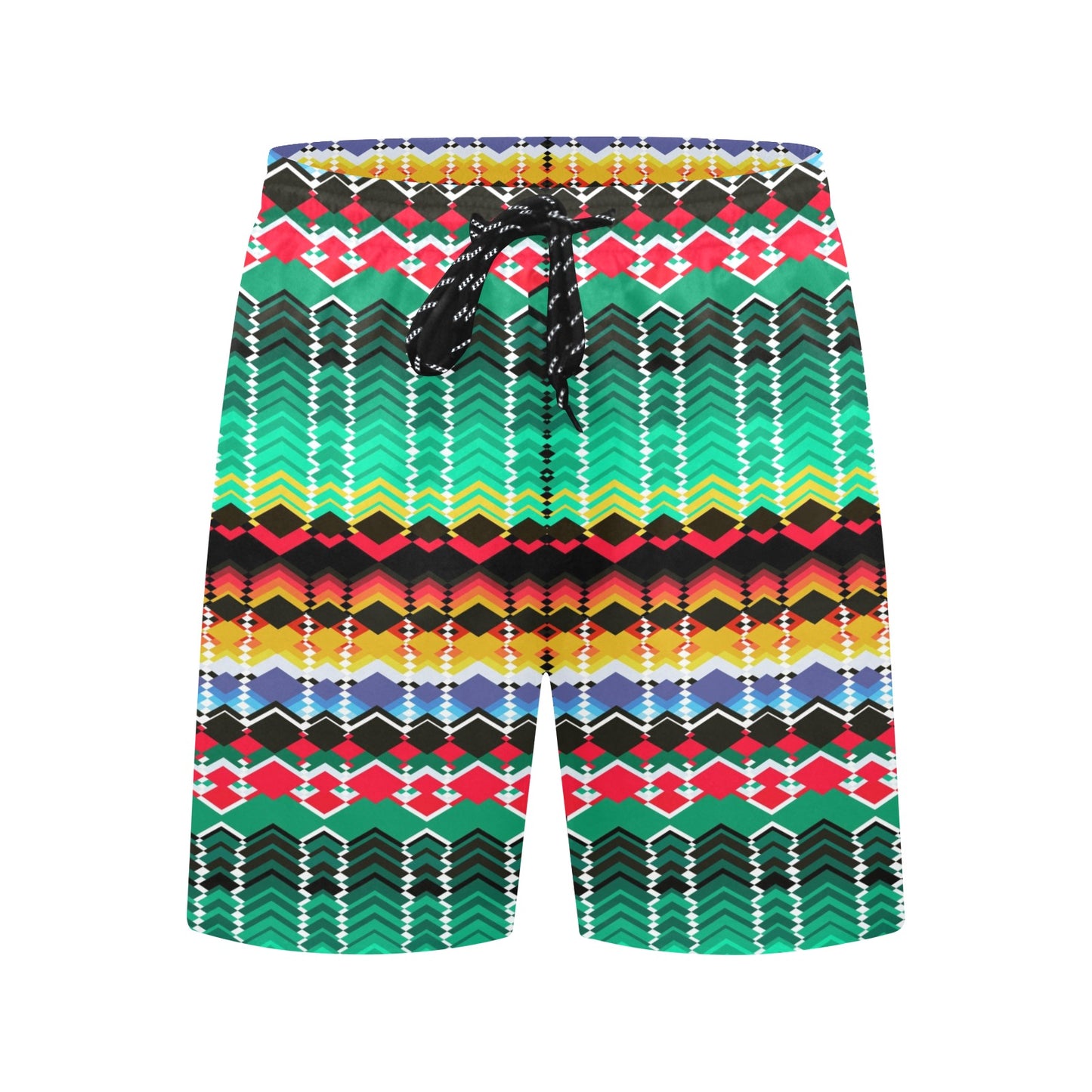 Serape Print Design LKS307 Men's Swim Trunks Beach Shorts
