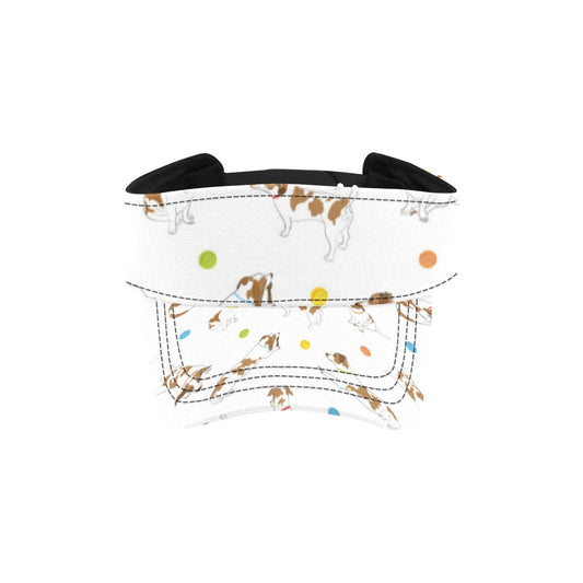 Russell Terriers With Balls Print Design LKS307 Unisex Sun Visor