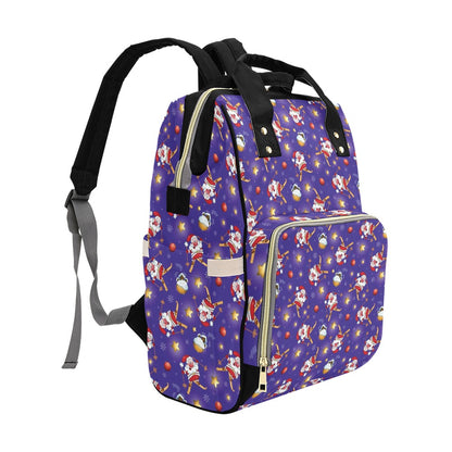 Ski Print Design LKS308 Diaper Bag Backpack