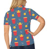 Beer Pong Pattern Print Design 02 Women's Polo Shirt