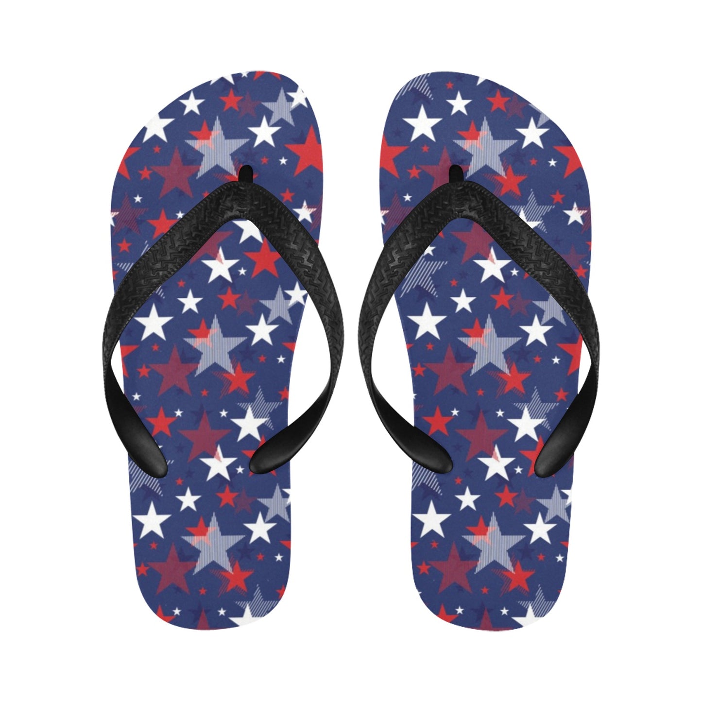 Star Print Design LKS304 Flip Flops