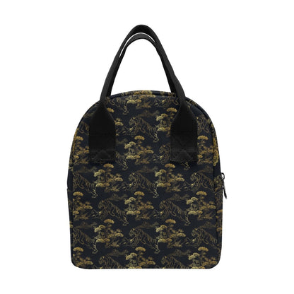 Tiger Japan Style Print Design LKS305 Insulated Lunch Bag