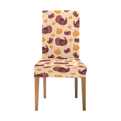 Thanksgiving Print Design LKS308 Dining Chair Slipcover