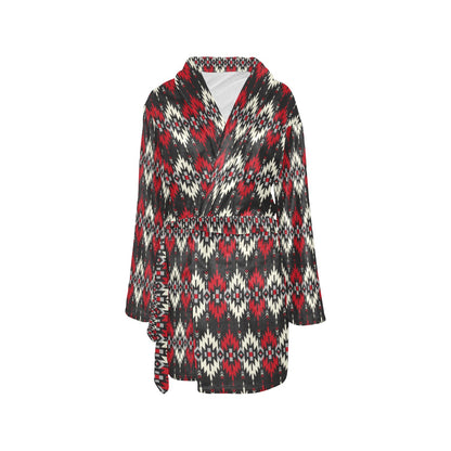 Southwestern Pattern Women's Fleece Robe