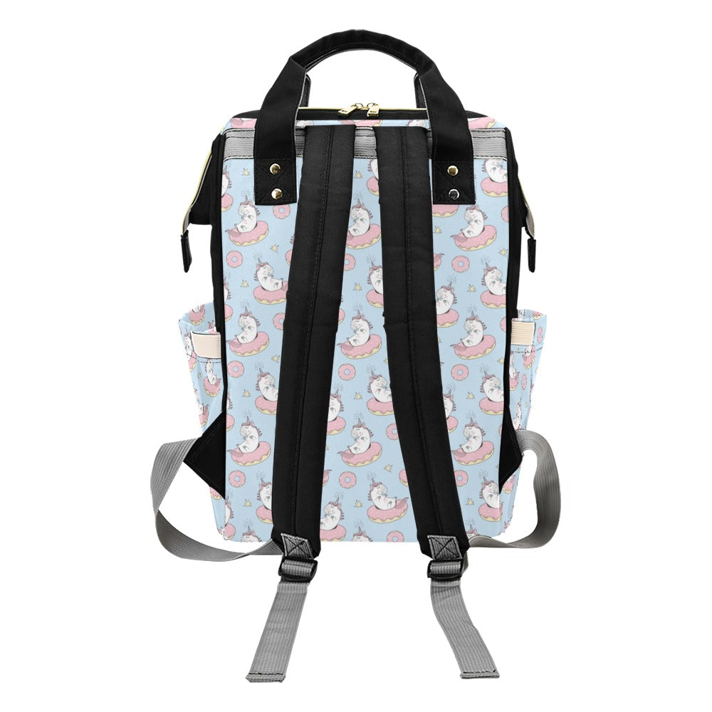 Unicorn Print Design LKS303 Diaper Bag Backpack