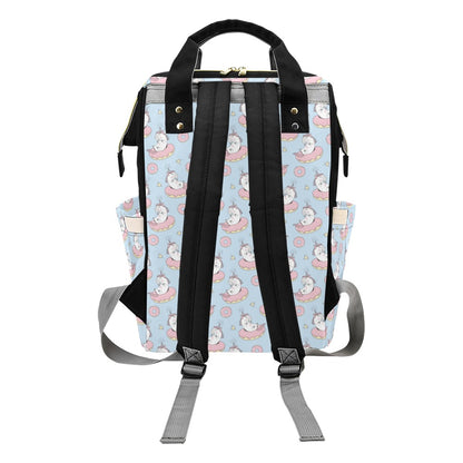 Unicorn Print Design LKS303 Diaper Bag Backpack