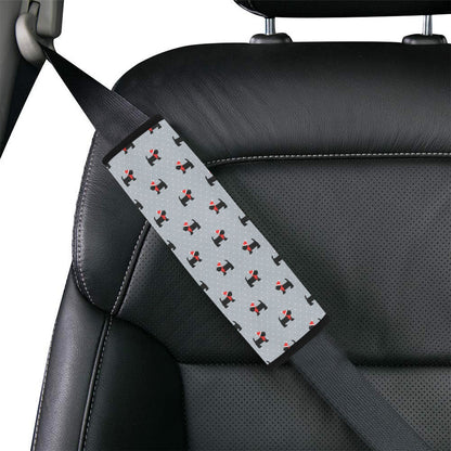 Scottish Christmas Themed Terriers Print Design LKS3018 Car Seat Belt Cover