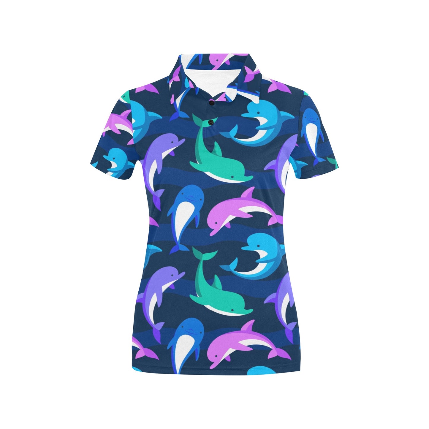 Dolphin Baby Women's Polo Shirt