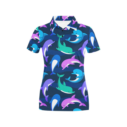Dolphin Baby Women's Polo Shirt