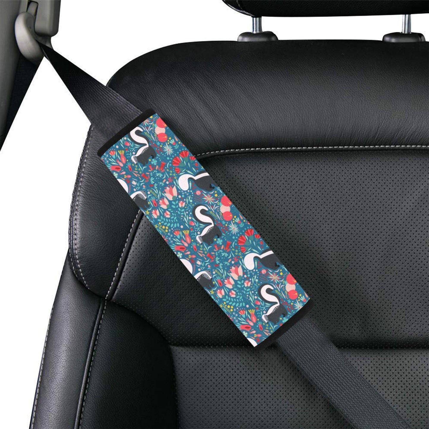 Skunk Print Design LKS302 Car Seat Belt Cover