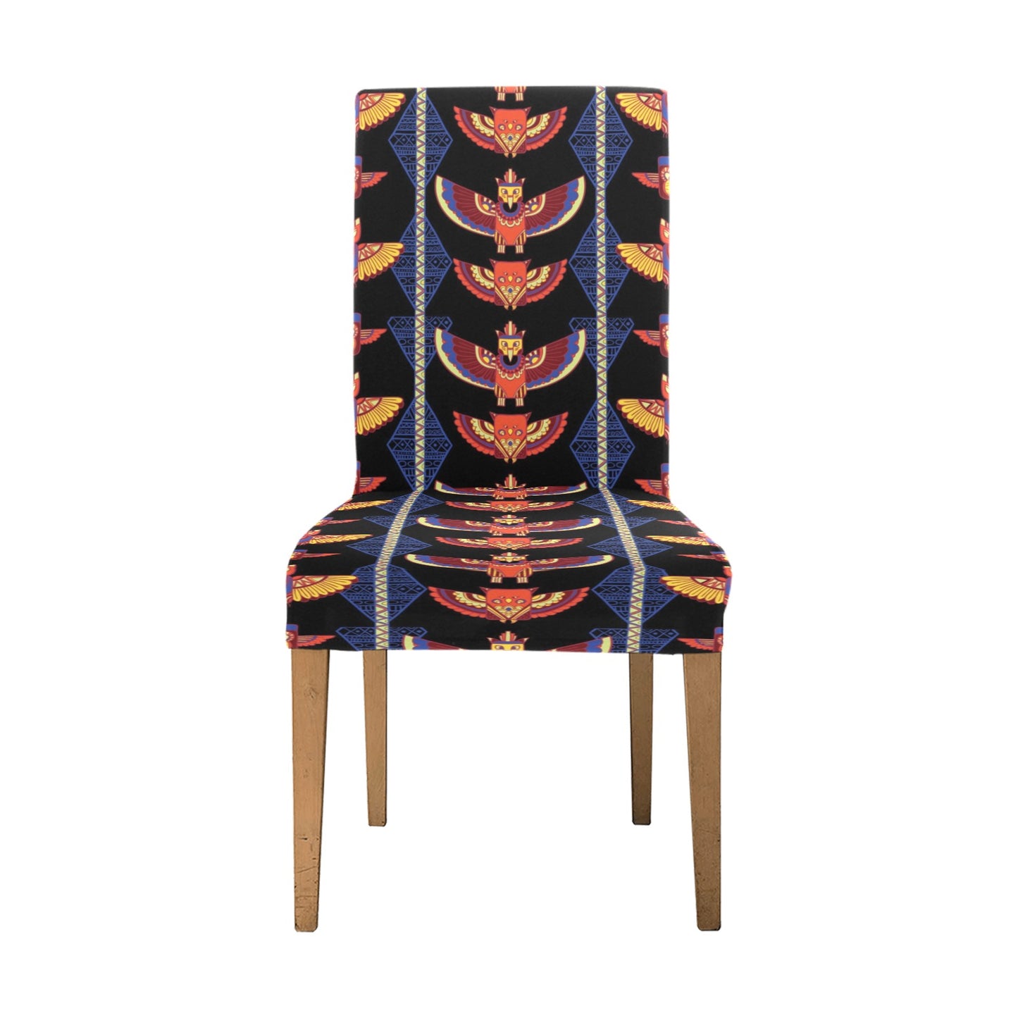 Totem Print Design LKS301 Dining Chair Slipcover