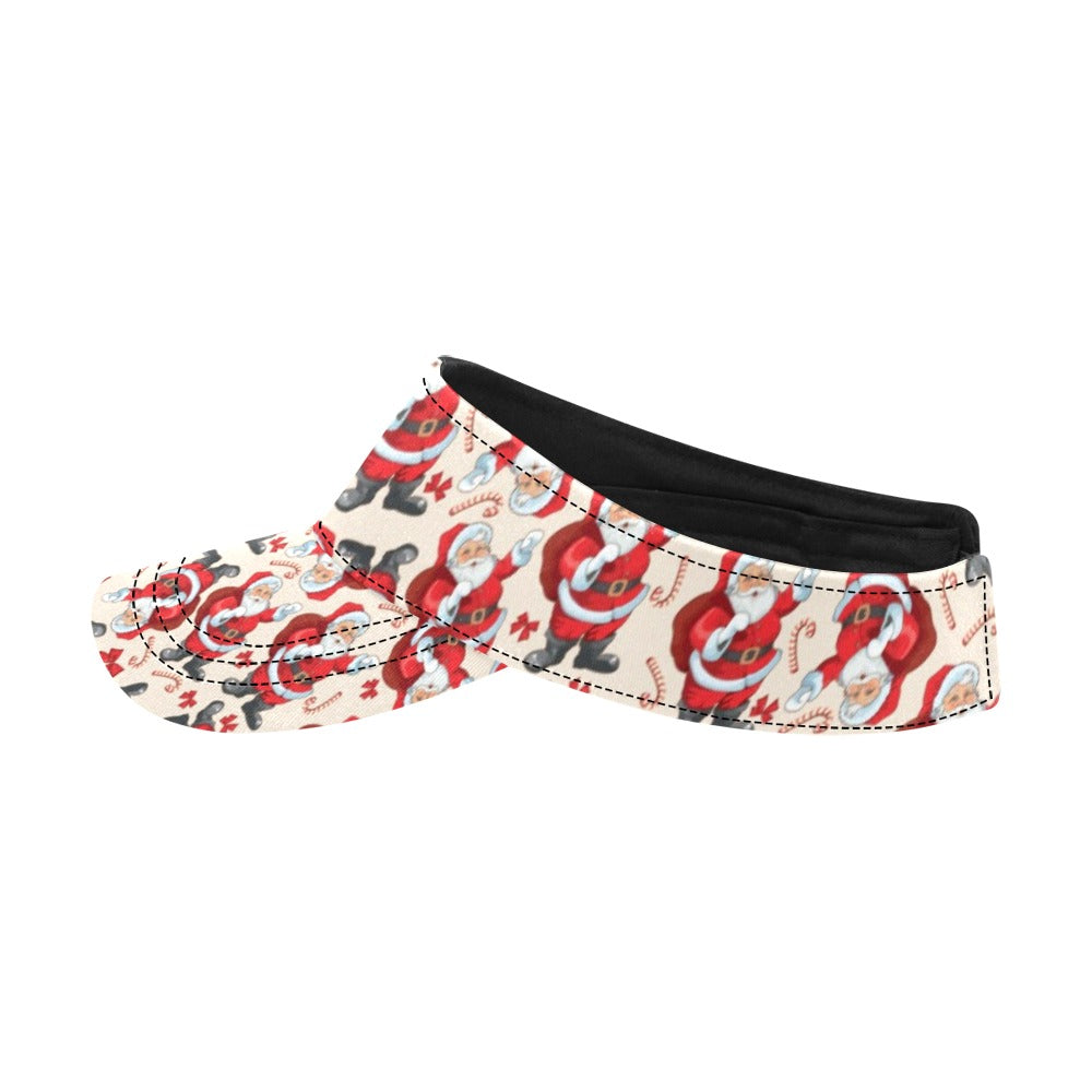 Santa Christmas Themed Print Design LKS302 Unisex Sun Visor