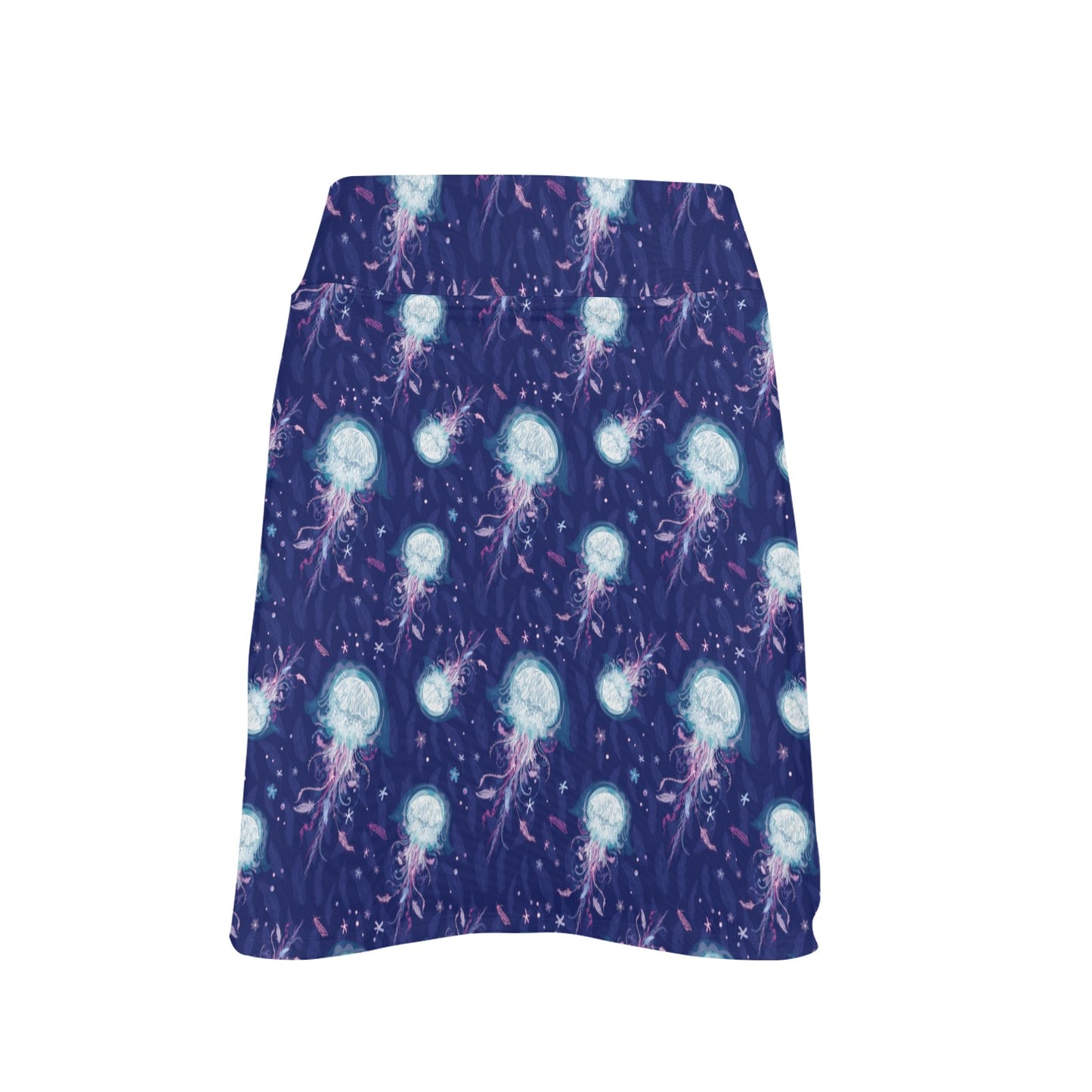 Jellyfish Cute Design 17" Golf & Pickleball Skort with Pockets