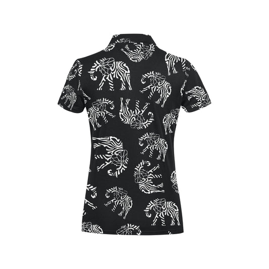 Elephant Tribal Women's Polo Shirt