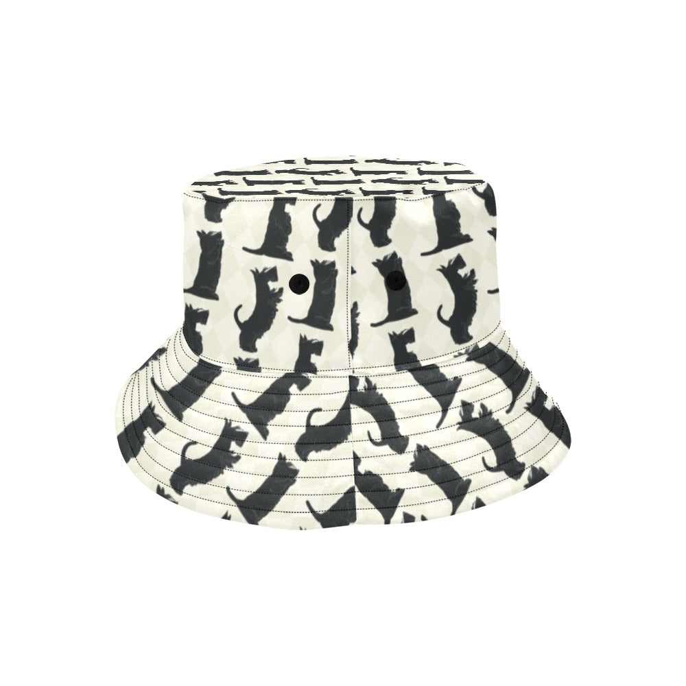 Scottish Terriers Print Design LKS309 Unisex Bucket Hat