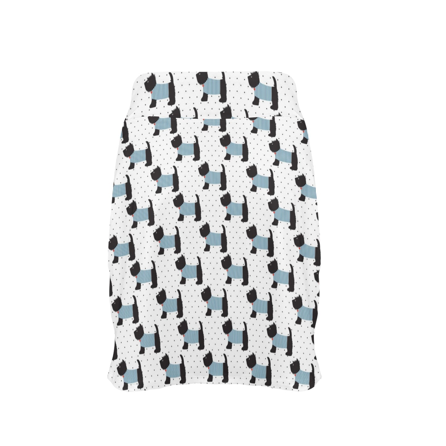 Scottish Terriers Print Design LKS3012 17" Golf & Pickleball Skort with Pockets