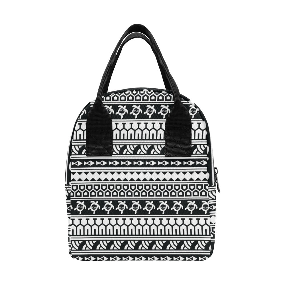 Samoan Pattern Print Design LKS303 Insulated Lunch Bag
