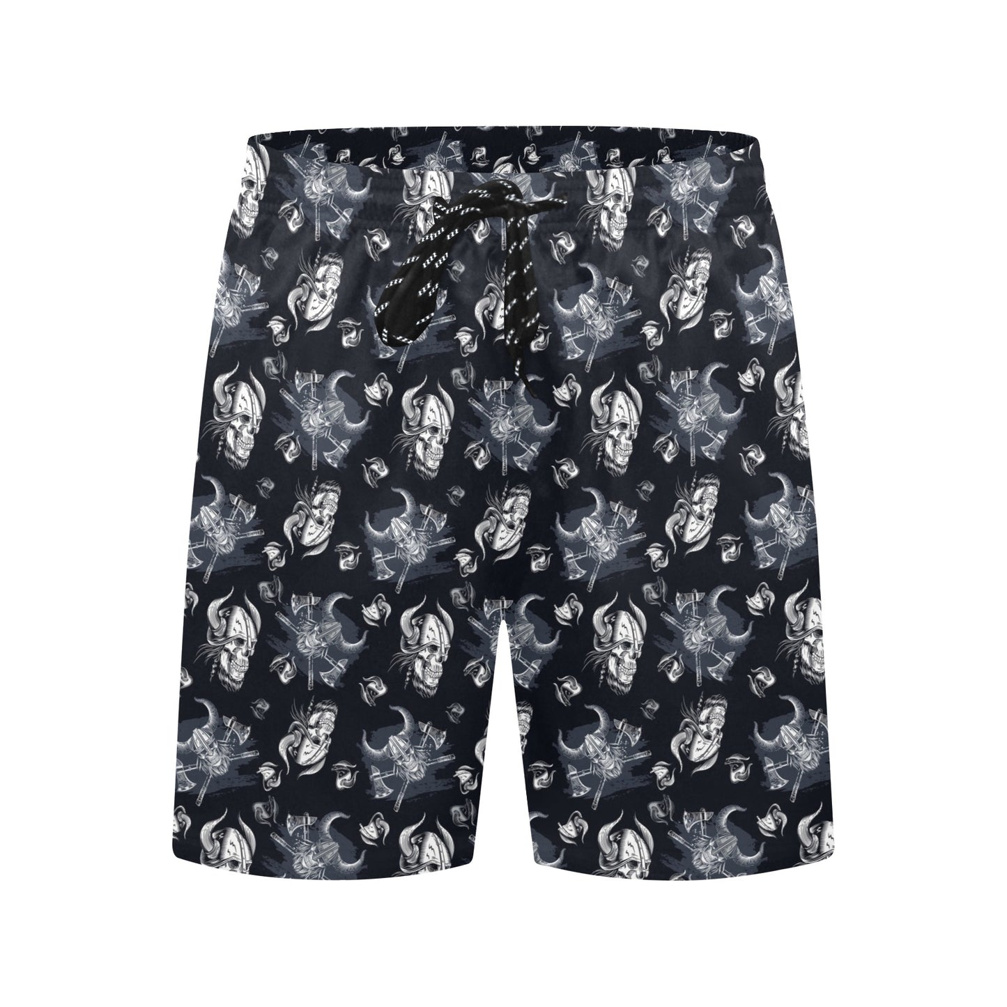 Vikings Print Design LKS304 Men's Swim Trunks Beach Shorts
