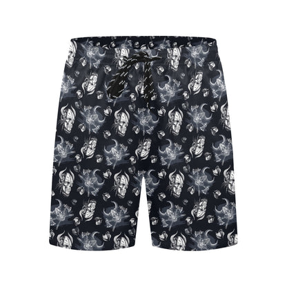 Vikings Print Design LKS304 Men's Swim Trunks Beach Shorts