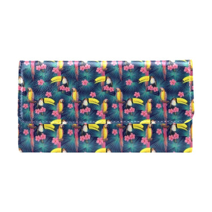 Toucan Parrot Design Women's Trifold Wallet
