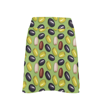 Olive Print Design LKS301 17" Golf & Pickleball Skort with Pockets