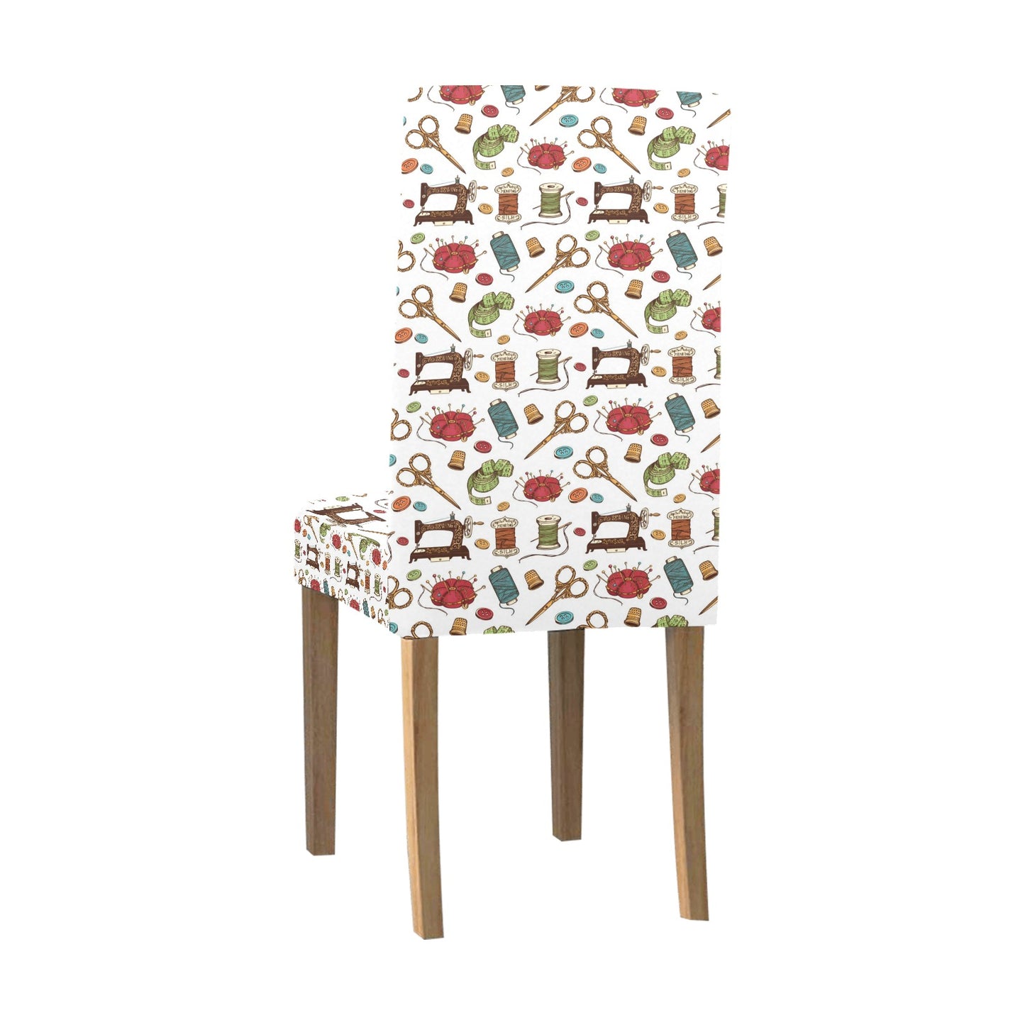 Sewing Equipment Print Design LKS304 Dining Chair Slipcover