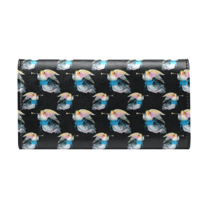 Angel with Wings Beautiful Design Print Women's Trifold Wallet