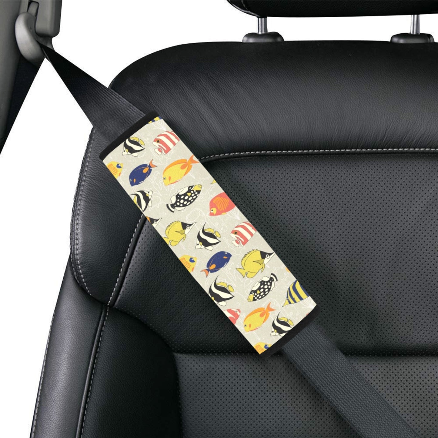 Angelfish Print Design LKS401 Car Seat Belt Cover