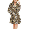 Steampunk Print Design LKS305 Women's Fleece Robe